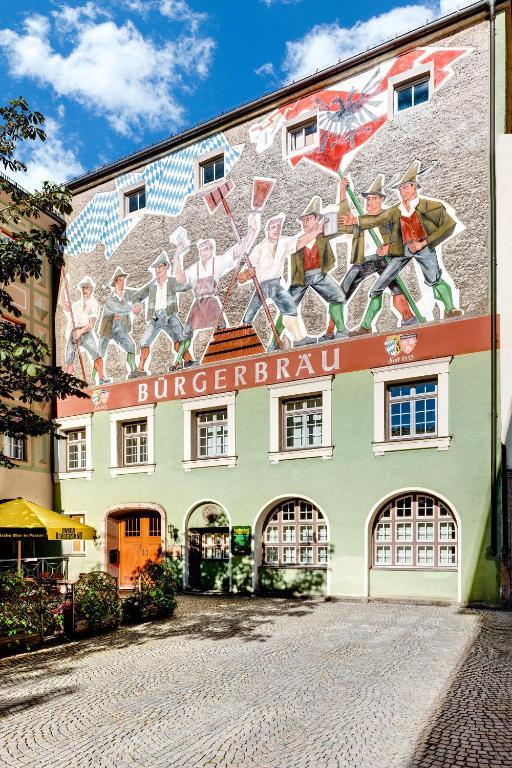 Brauereigasthof/Hotel Burgerbrau Bad Reichenhall Zewnętrze zdjęcie